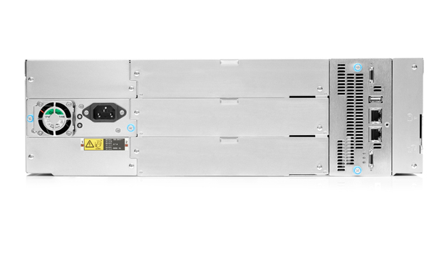 HPE StoreEver MSL3040 Scalable Library Base Module Rear
