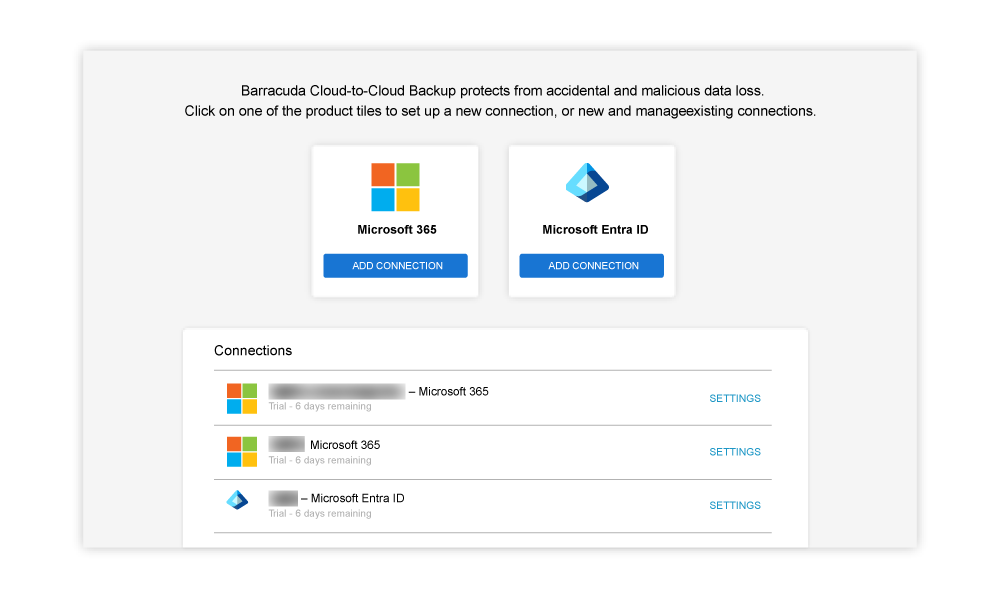 Barracuda Cloud-to-Cloud Backup